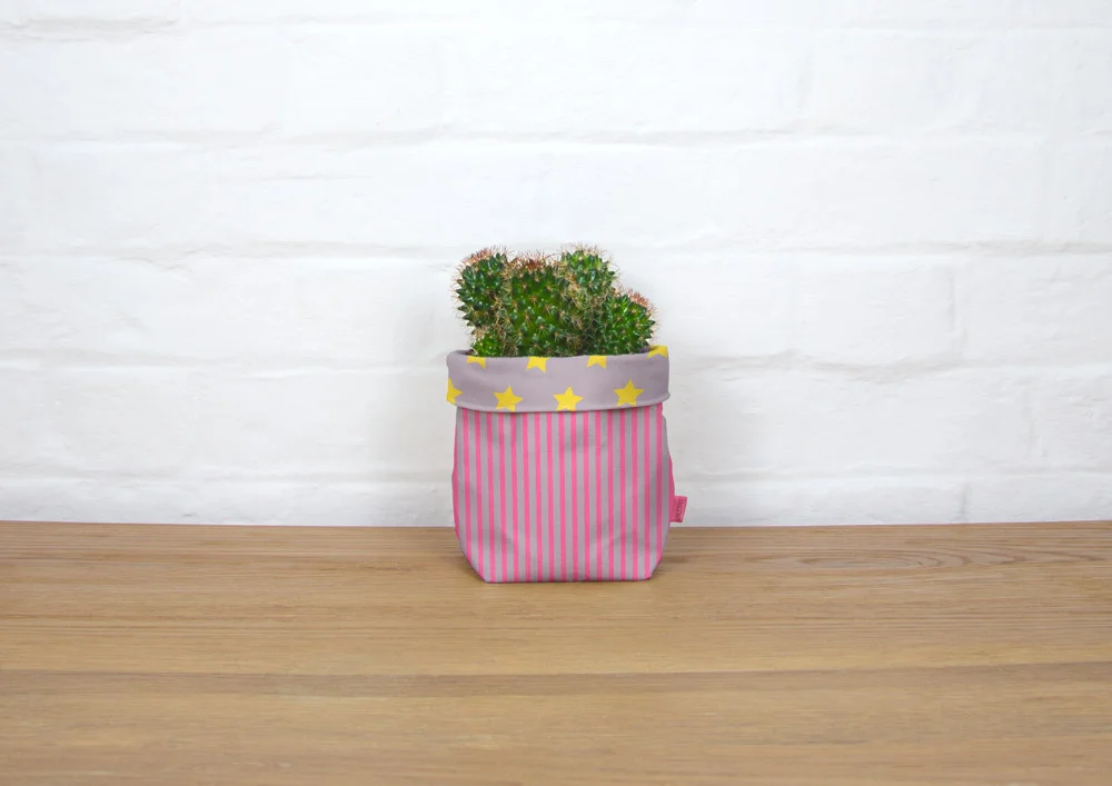 Download Free Fabric Planter Mockup With Cactus Albaquirky PSD Mockup Template