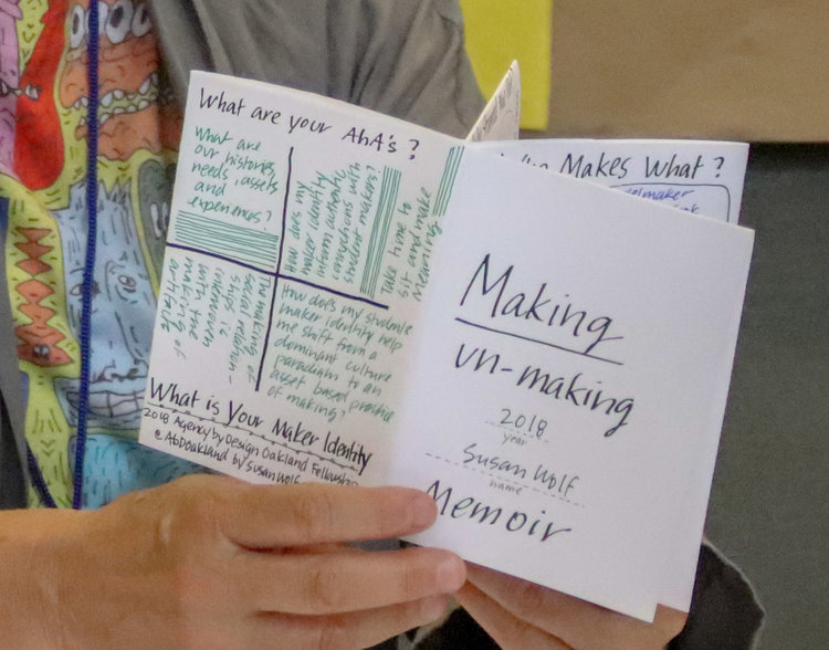 MAKING AND UN-MAKING MEMOIR: A DOWNLOADABLE &amp; INTERACTIVE ZINEBy Susan Wolf, 2017-2018 Teaching Fellow &amp; Arts Integration Specialist, Alameda County Office of Education