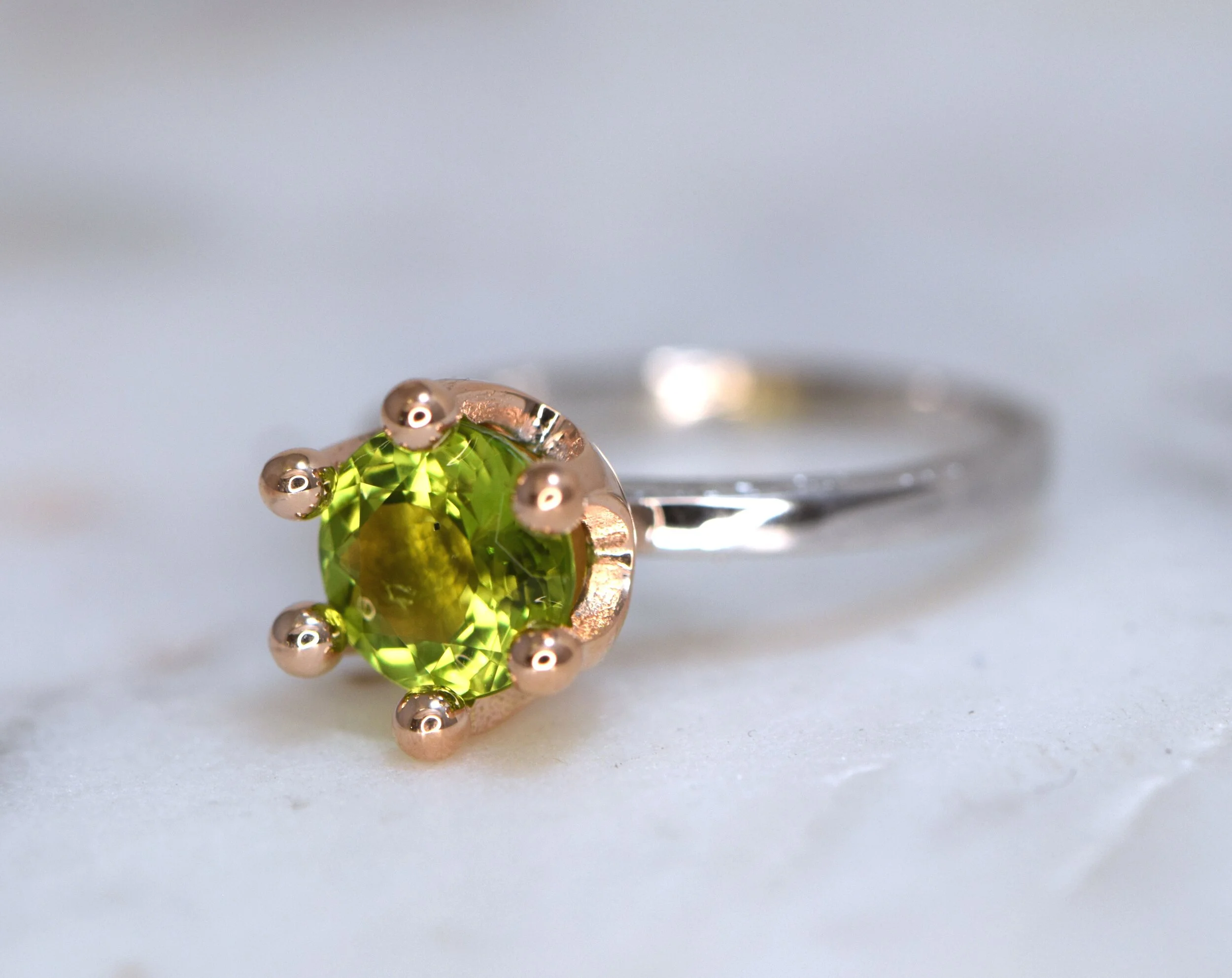 Peridot ring Y2K Jewelers Engagement ring and luxury gemstone jeweler