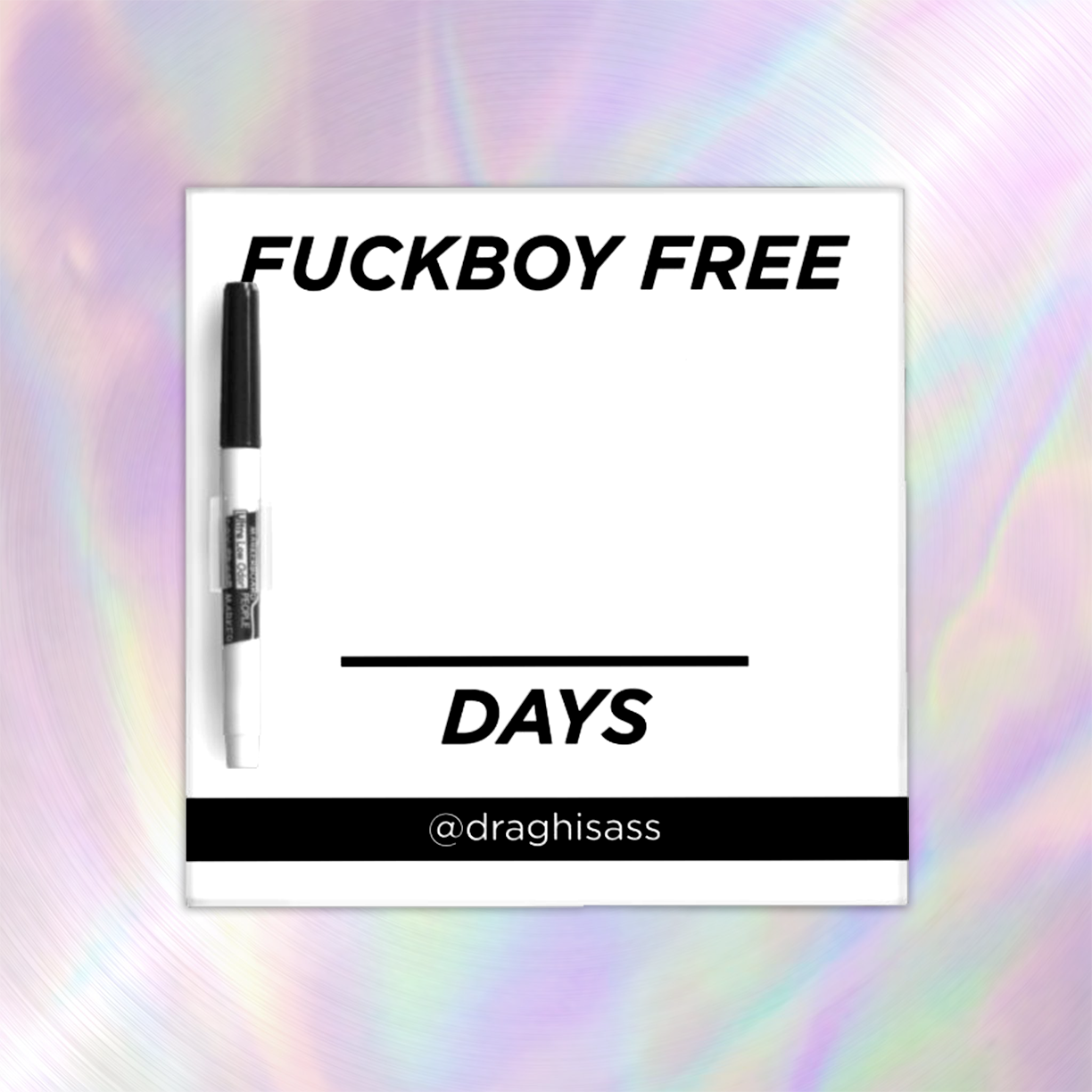 free dry erase board