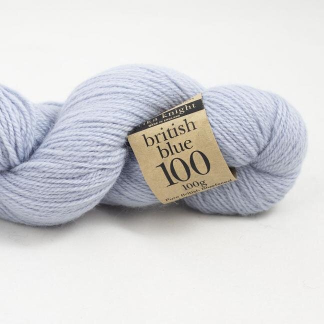 British Knights Erika Knight British Blue 100 Yarn & Knitting Supplies 