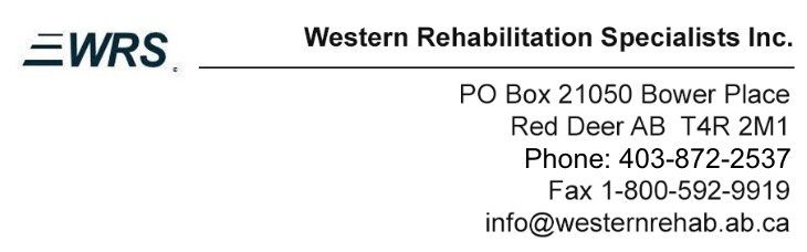 Western Rehabilitation Specialists Inc.