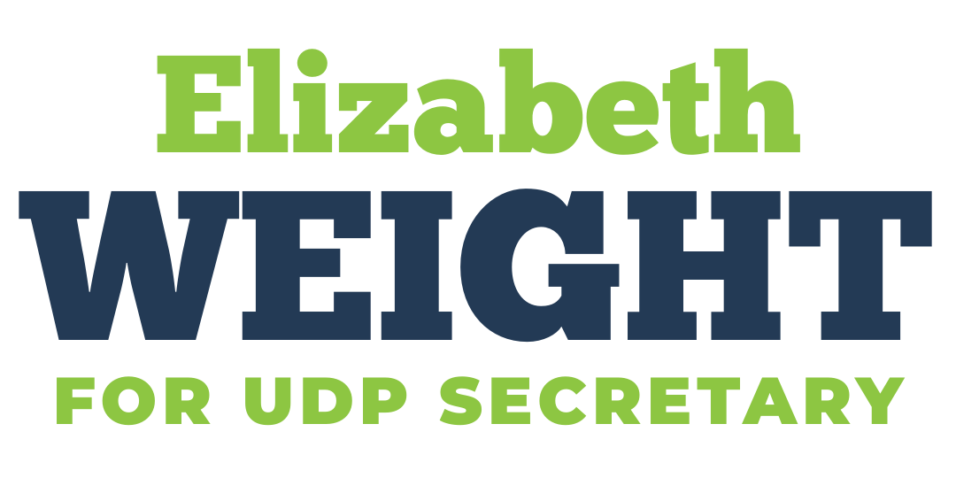 Liz Weight for UDP Secretary