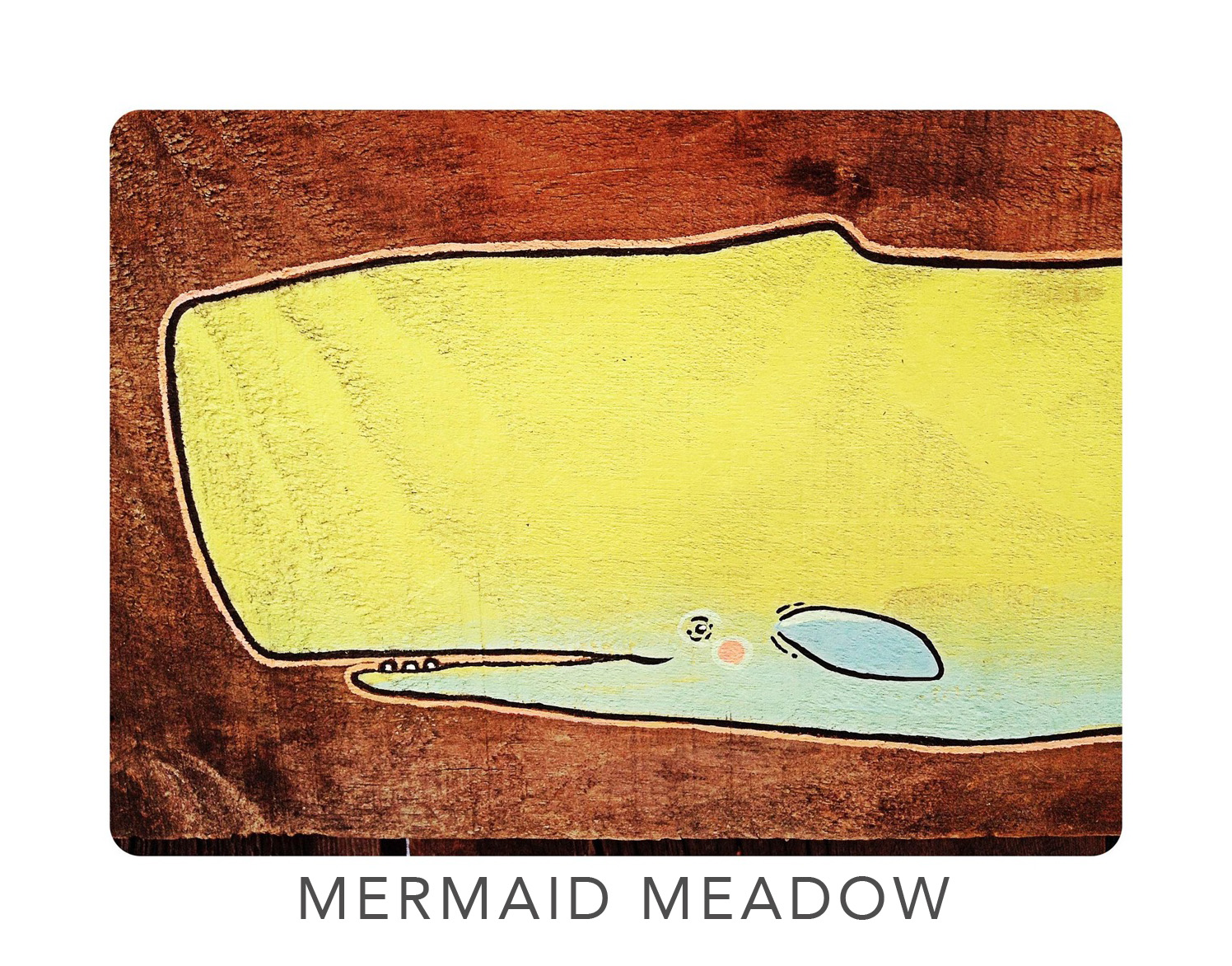 mermaid meadow | Illustrative Artworks on Reclaimed Maine Barnwood