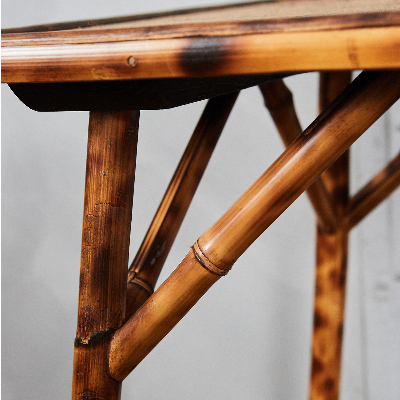 Jw Custom Line Tiger Bamboo Side Table Jefferson West Inc
