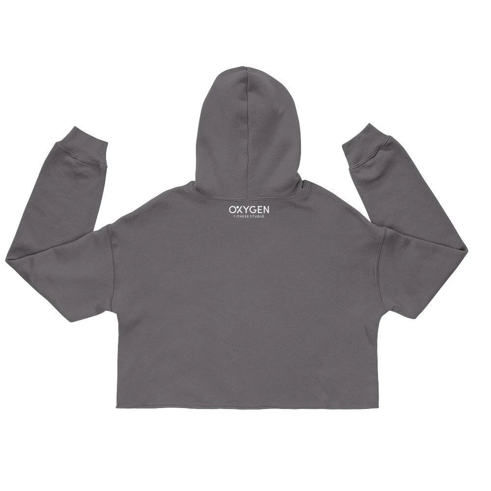 [ STIGMA ]★ INSIDEOUT PIGMENT CROPPED SWEAT HOODIE Breathe In Oxygen Crop Hoodie — Oxygen Fitness