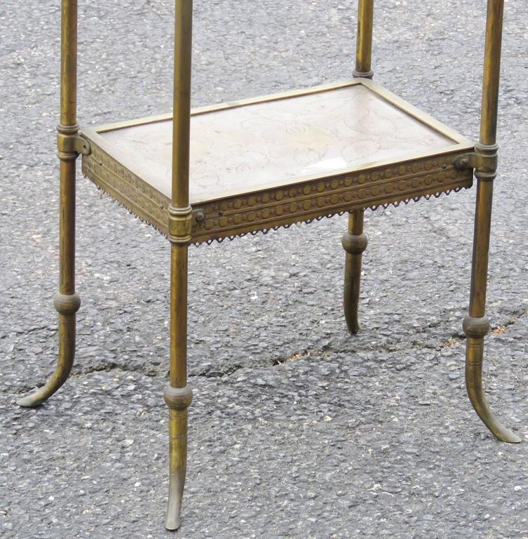 Art Nouveau Style Decorative Side Table Vintage Modern Design