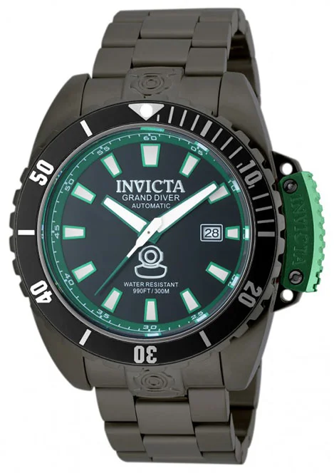 invicta grand diver green