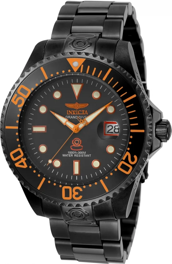 invicta grand diver black
