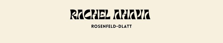 Rachel Ahava Rosenfeld Studio