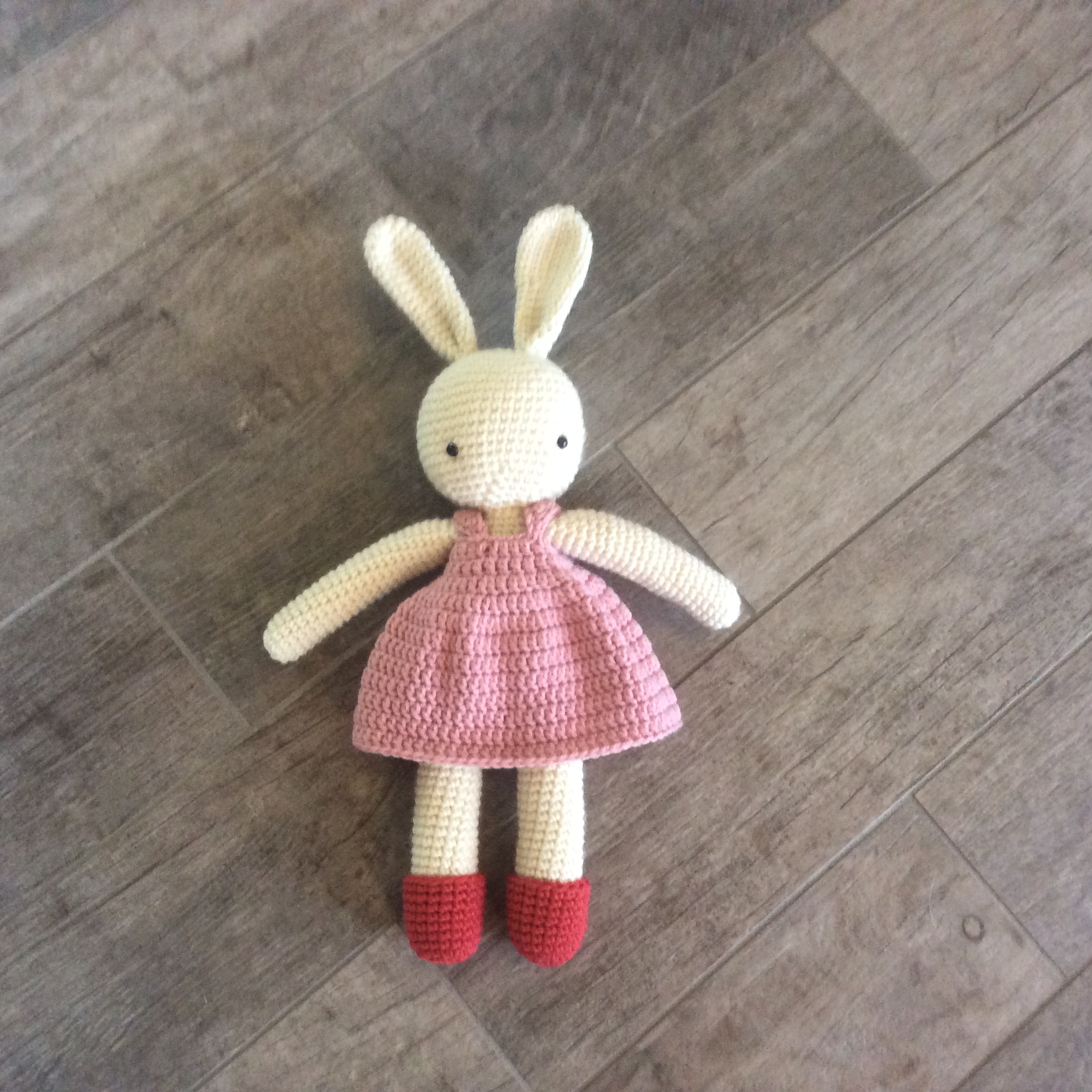 crochet ballerina bunny