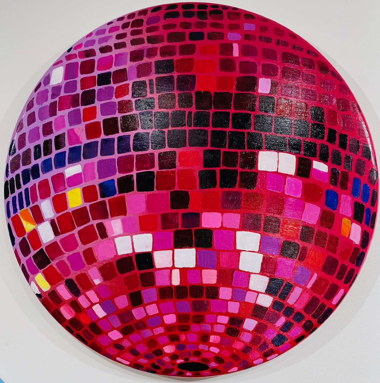 Gabba Gallery Christine Webb Disco Ball Red