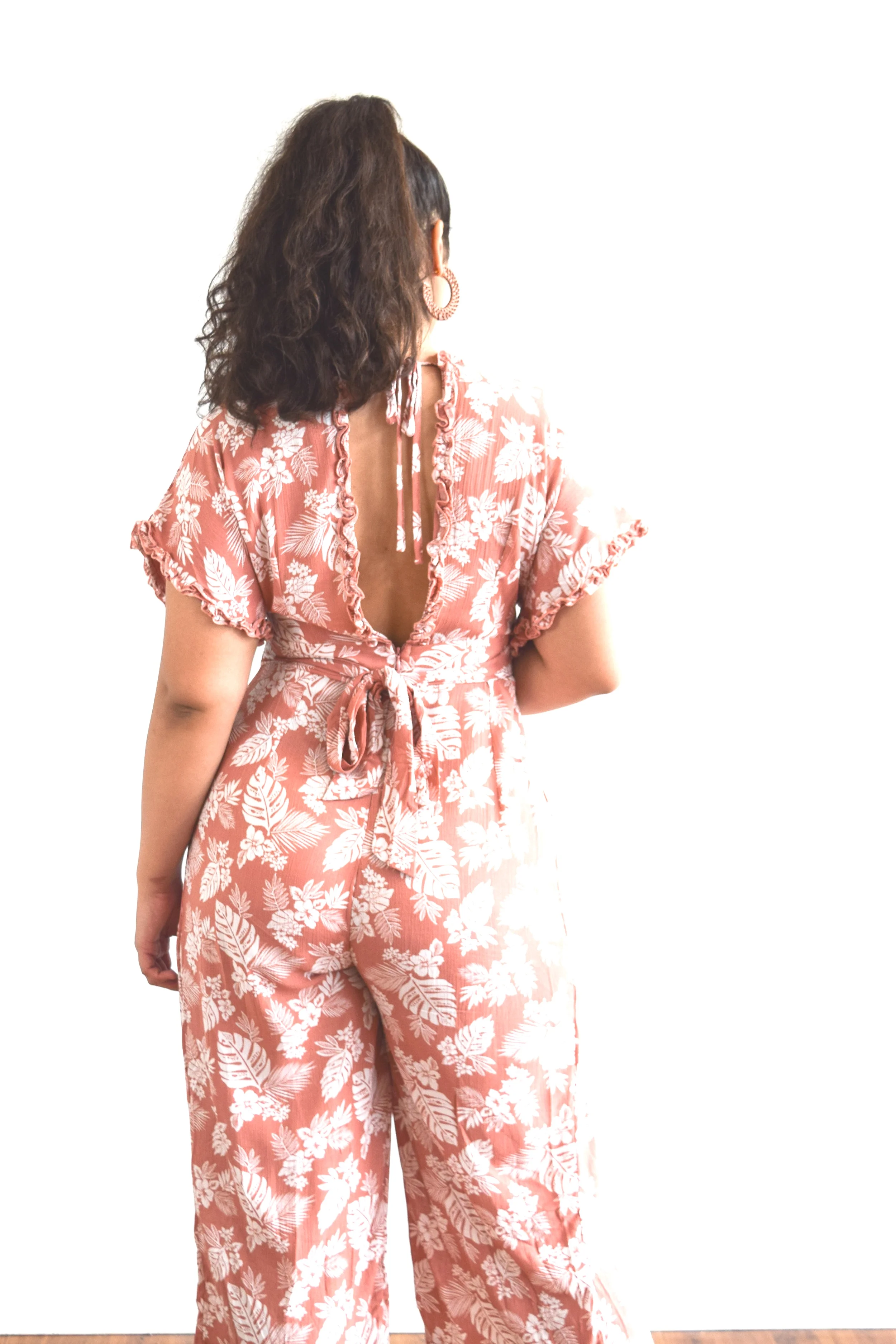 kiki jumpsuit red
