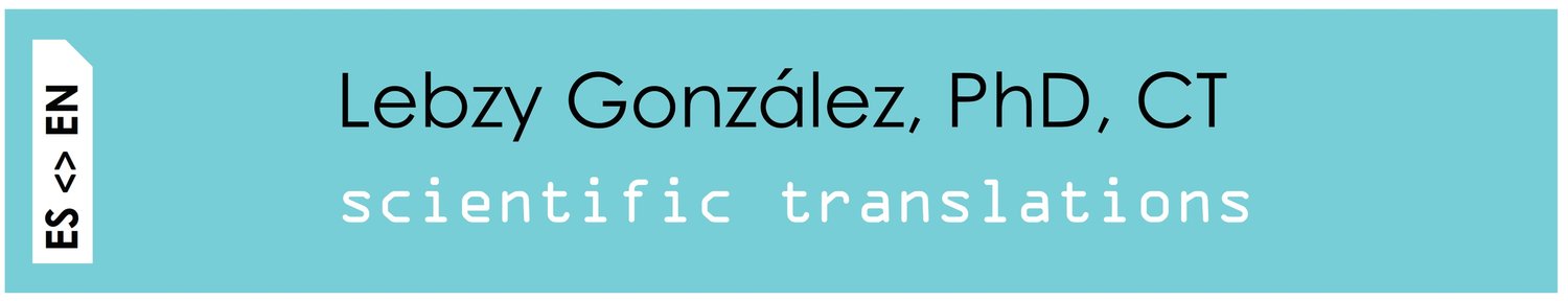 Lebzy González Scientific Translations