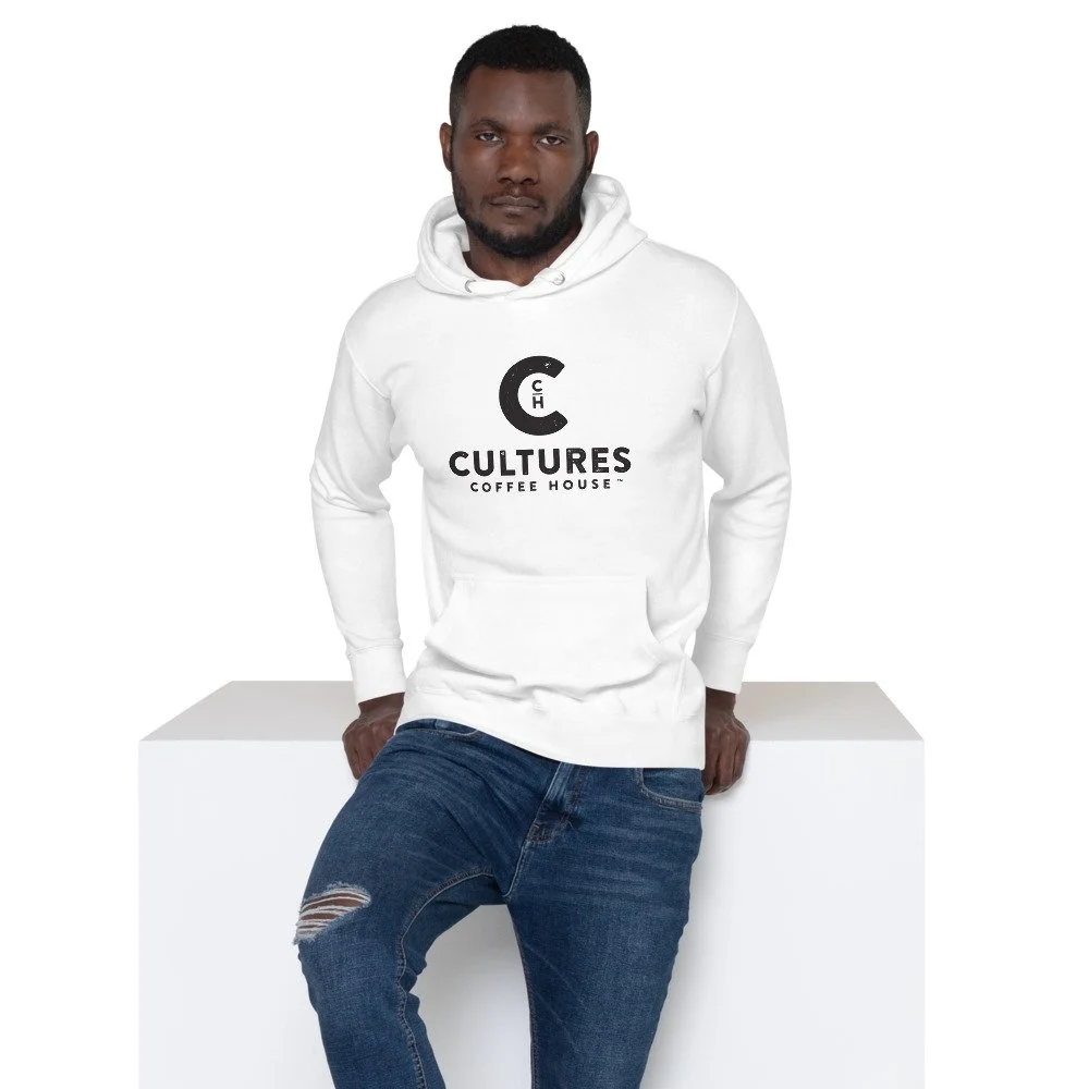 Cultures Unisex Hoodie black print evergreenchurch