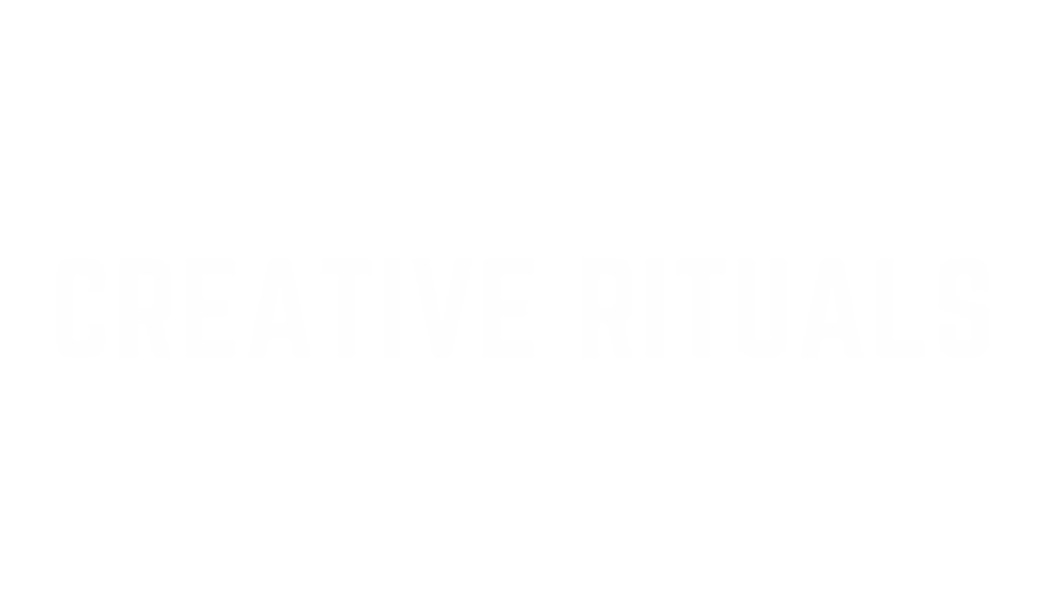 Creative Rituals