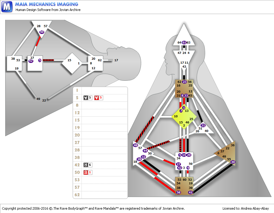 Rave Chart Human Design