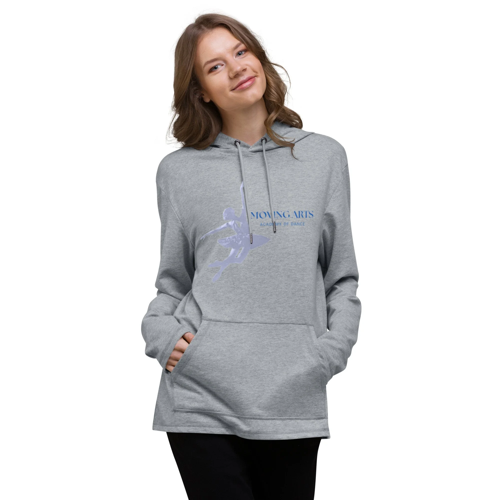 【TWN】★男女兼用★25SS RADIANT PIGMENT HOODIE Unisex Lightweight Hoodie - grey — Moving Arts Academy of Dance