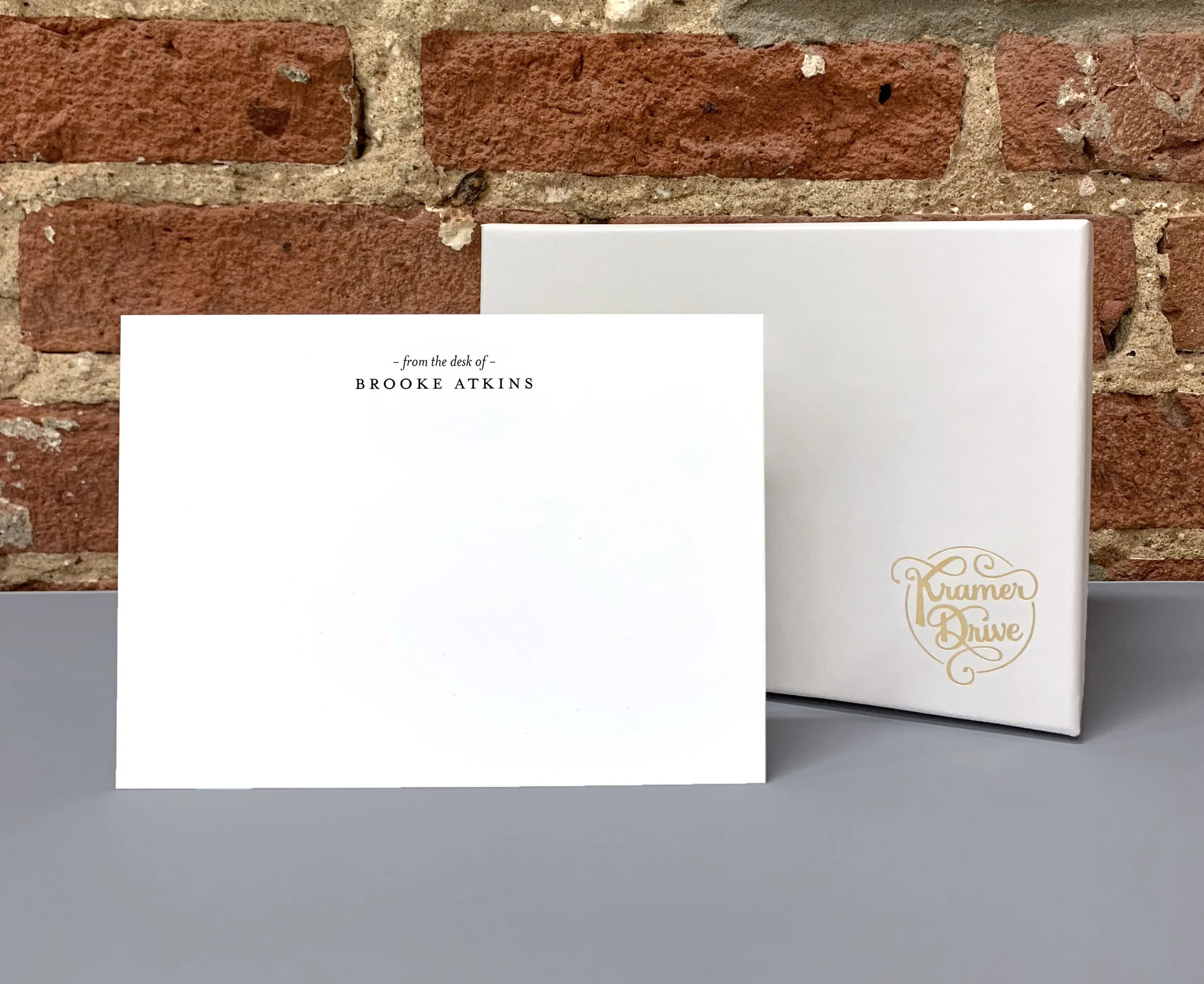 Personalized Desk Stationery Set Enc 12 Kramer Drive