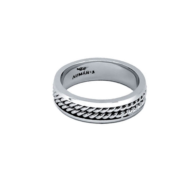 Wedding Rings Platinum Rope