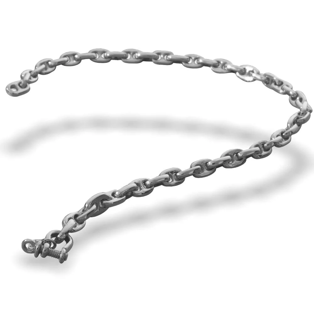 Small Mariner Chain Bracelet - Anchor Chain Bracelets - Nautical anchor Chain Bracelet - Sterling -