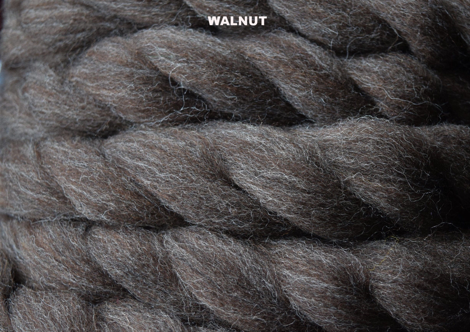 Natural Color NORWEGIAN GREY Wool Roving - 7.6 ounces - Fiber to Yarn