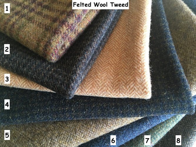 Wool felt orange, Feline, natural wool felt