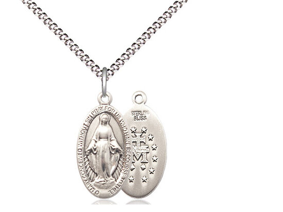 High End Catholic Miraculous Medal — Unique Catholic Jewelry - TELOS Art