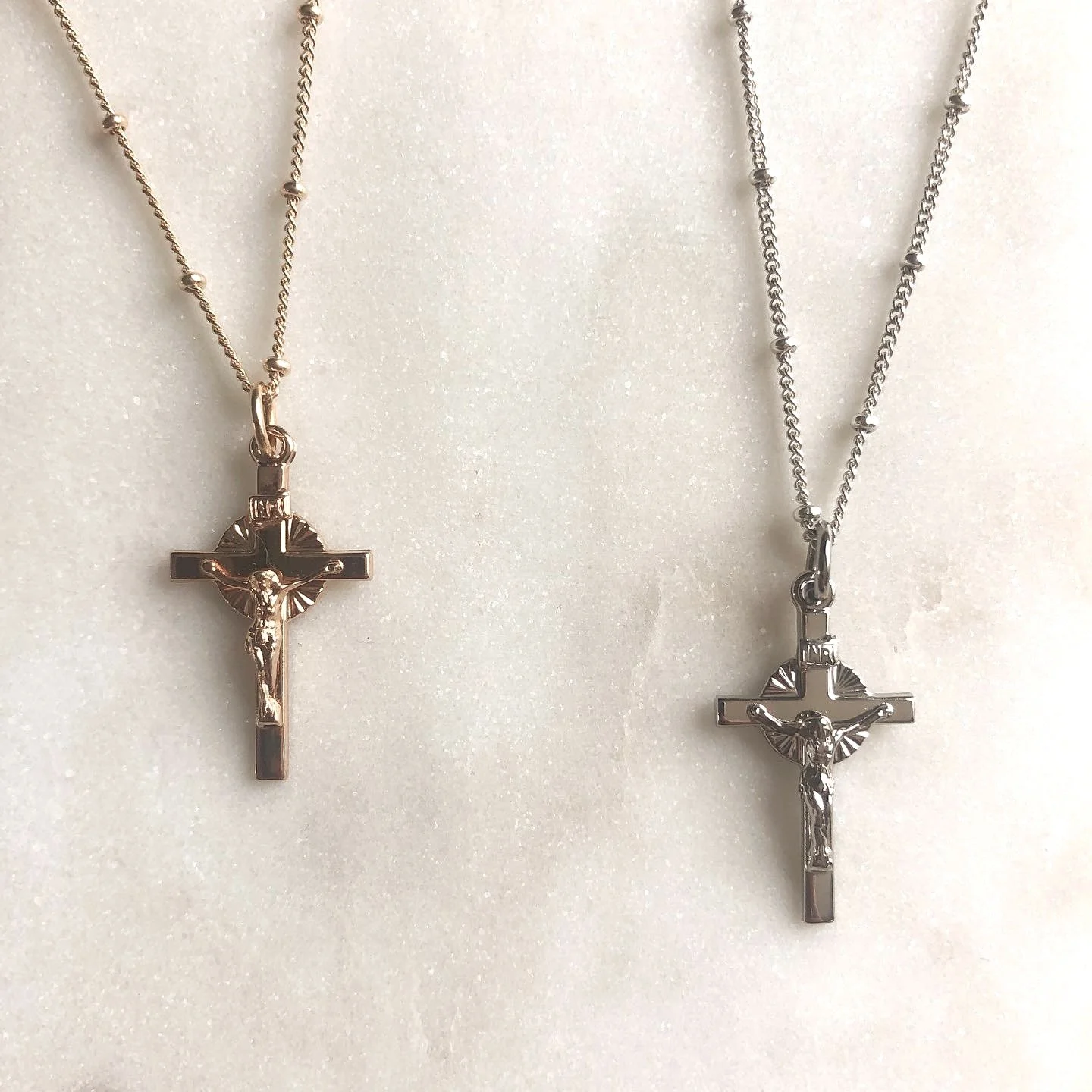 Mens hotsell crucifix chain