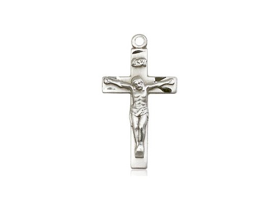 Bulk 16 Silver Crucifix Cross Charm Pendant by TIJC SP0935B