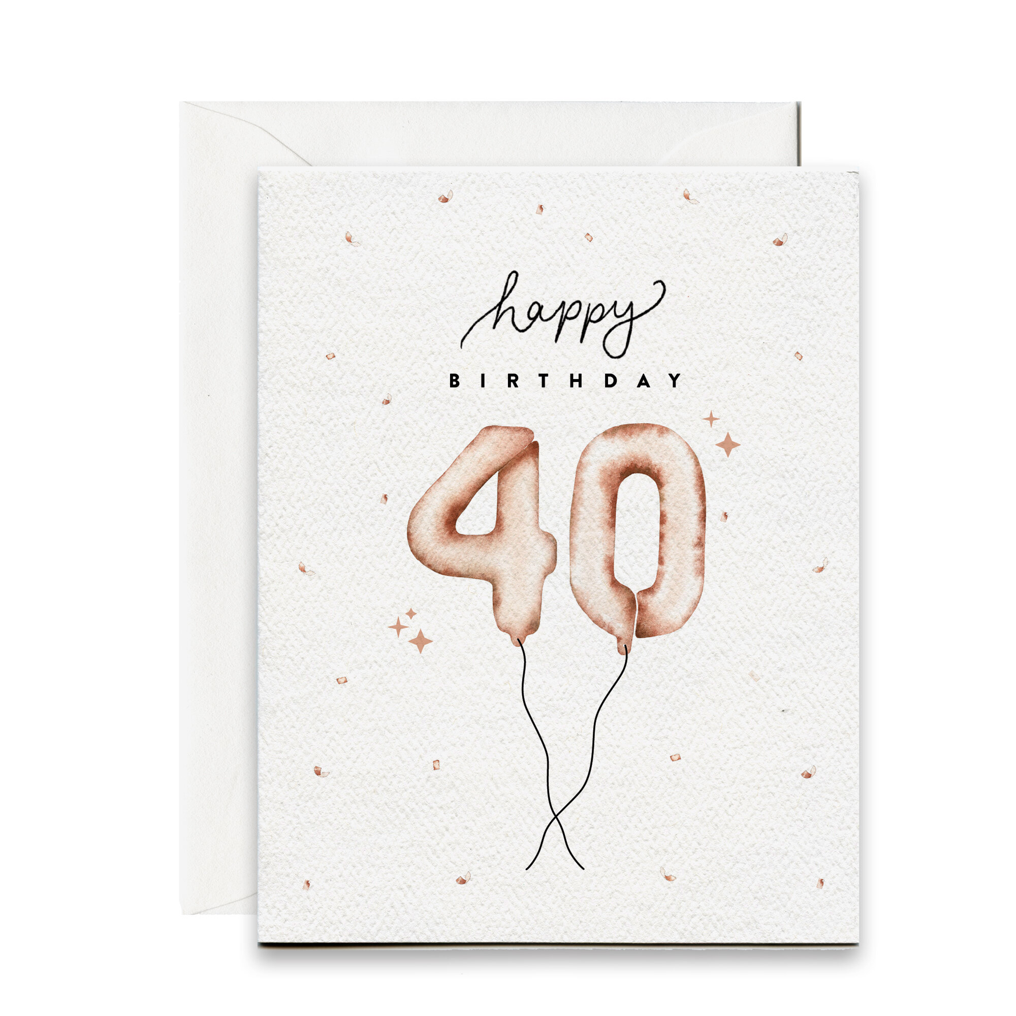 Happy 40th Birthday Card » Pip & Cricket