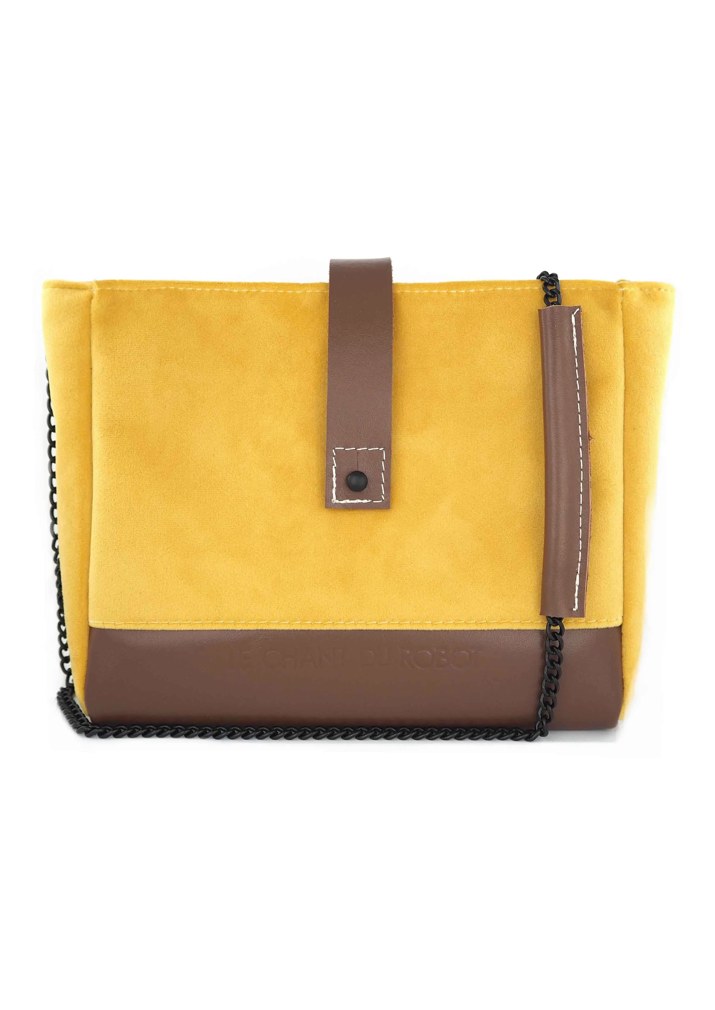 sac a main cuir moutarde