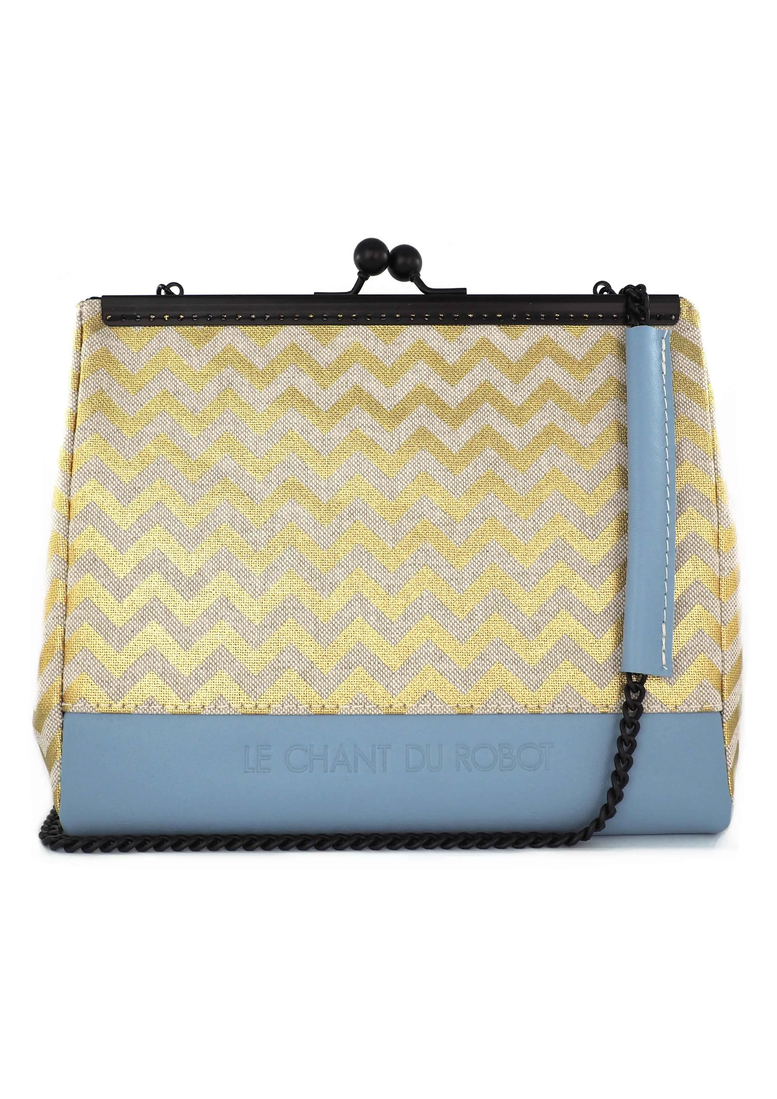 sac a main bleu clair