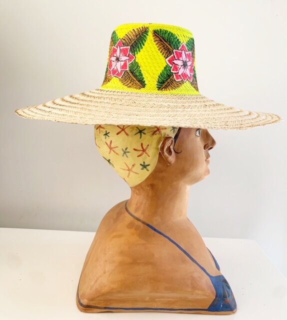 Gonzalez Hand Painted Wide Brim Hat 