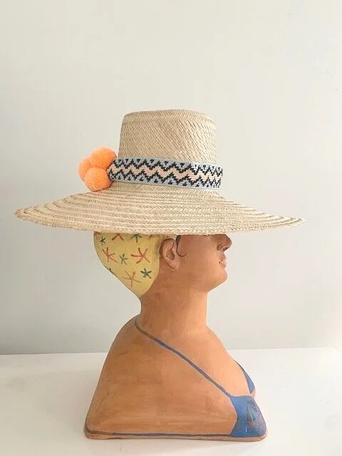Gonzalez Hand Woven Wide Brim Hat Slate 