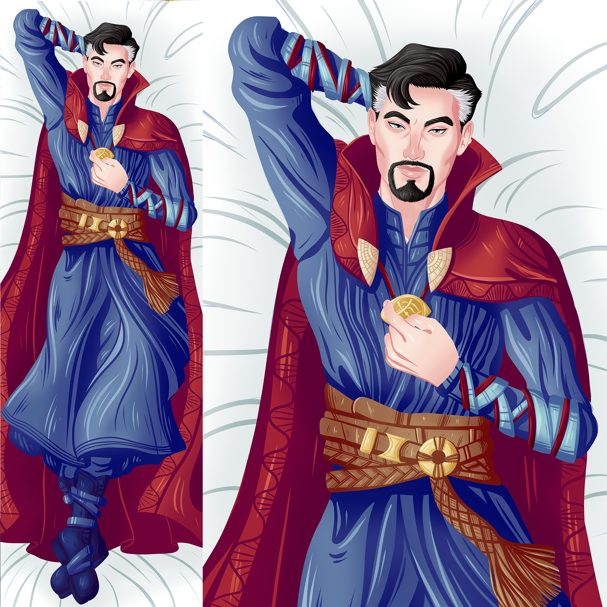 Doctor Strange Pillow Delcee Art