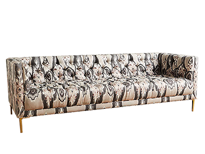Ikat Sofa Event Design Decor Eclectic Hive Co Ut