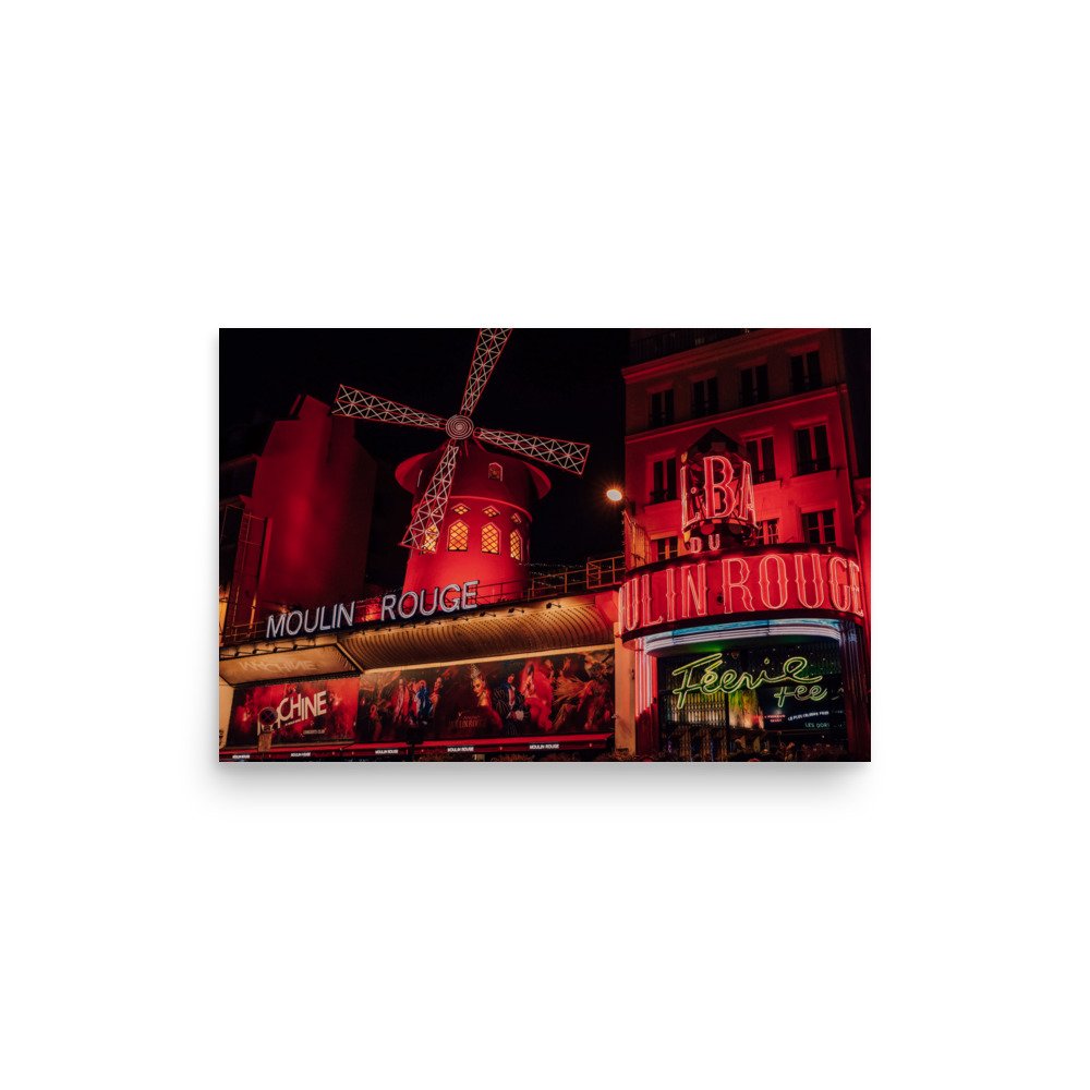 Moulin Rouge Print | Lust In Her World | Travel Blog