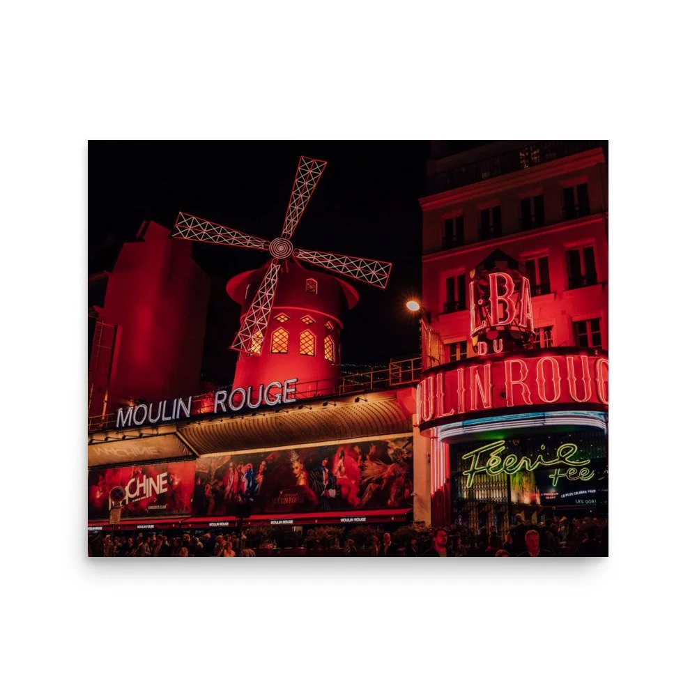 Moulin Rouge Print | Lust In Her World | Travel Blog