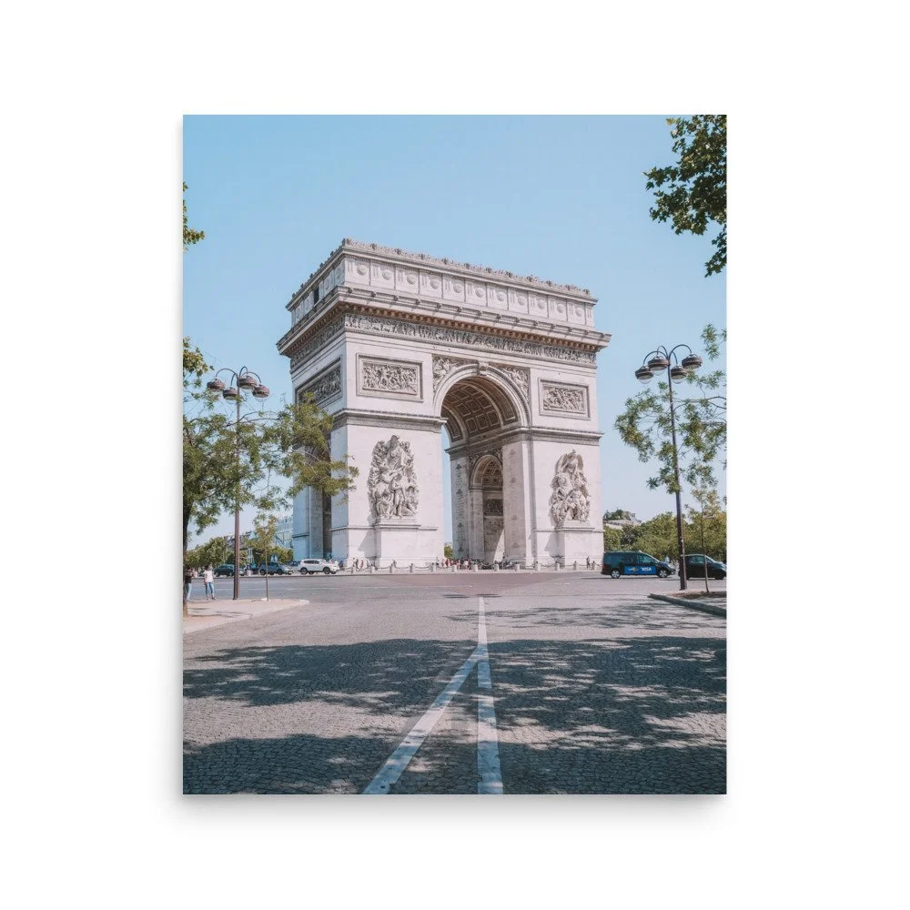 Arc De Triomphe Print | Lust In Her World | Travel Blog