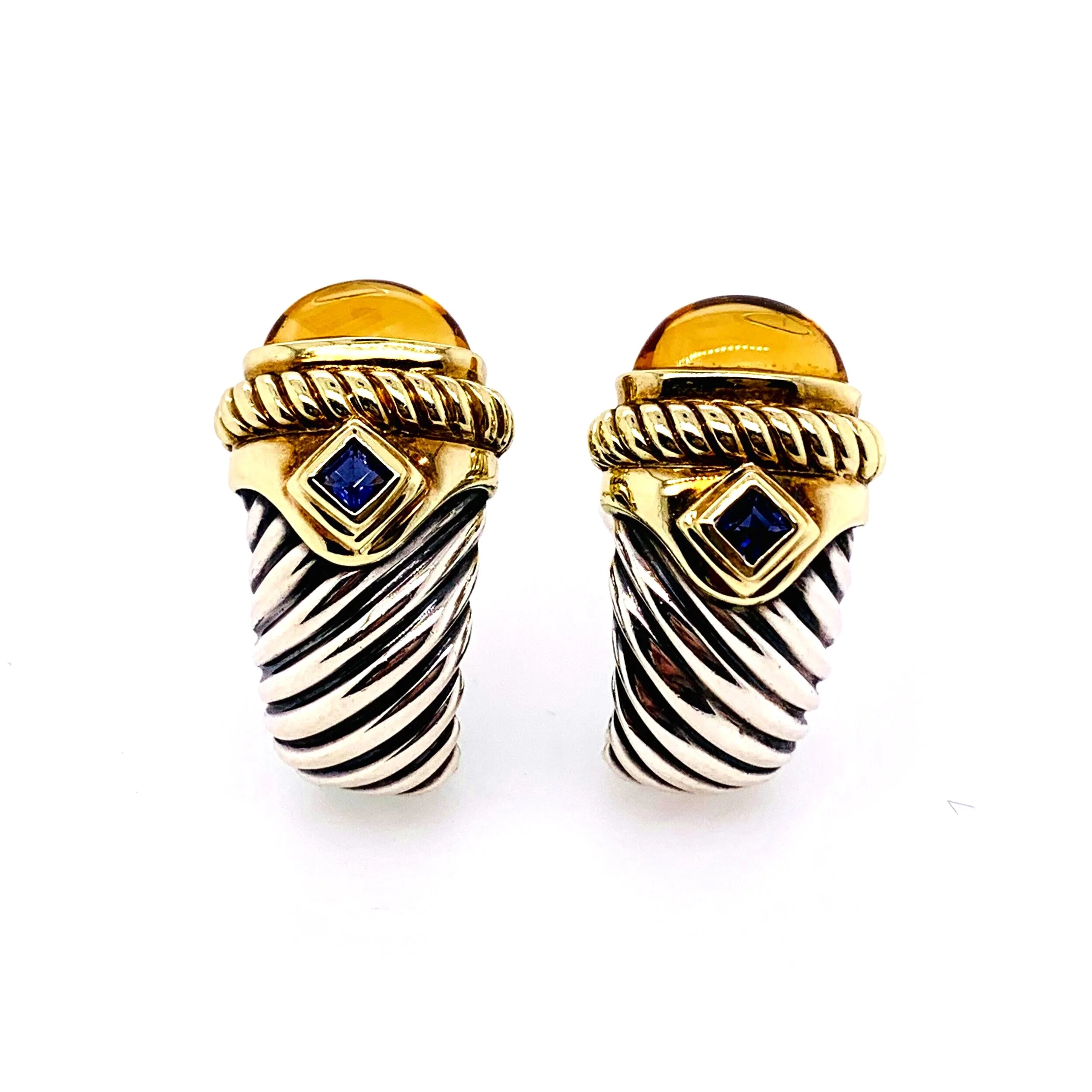 David Yurman Citrine earrings 
