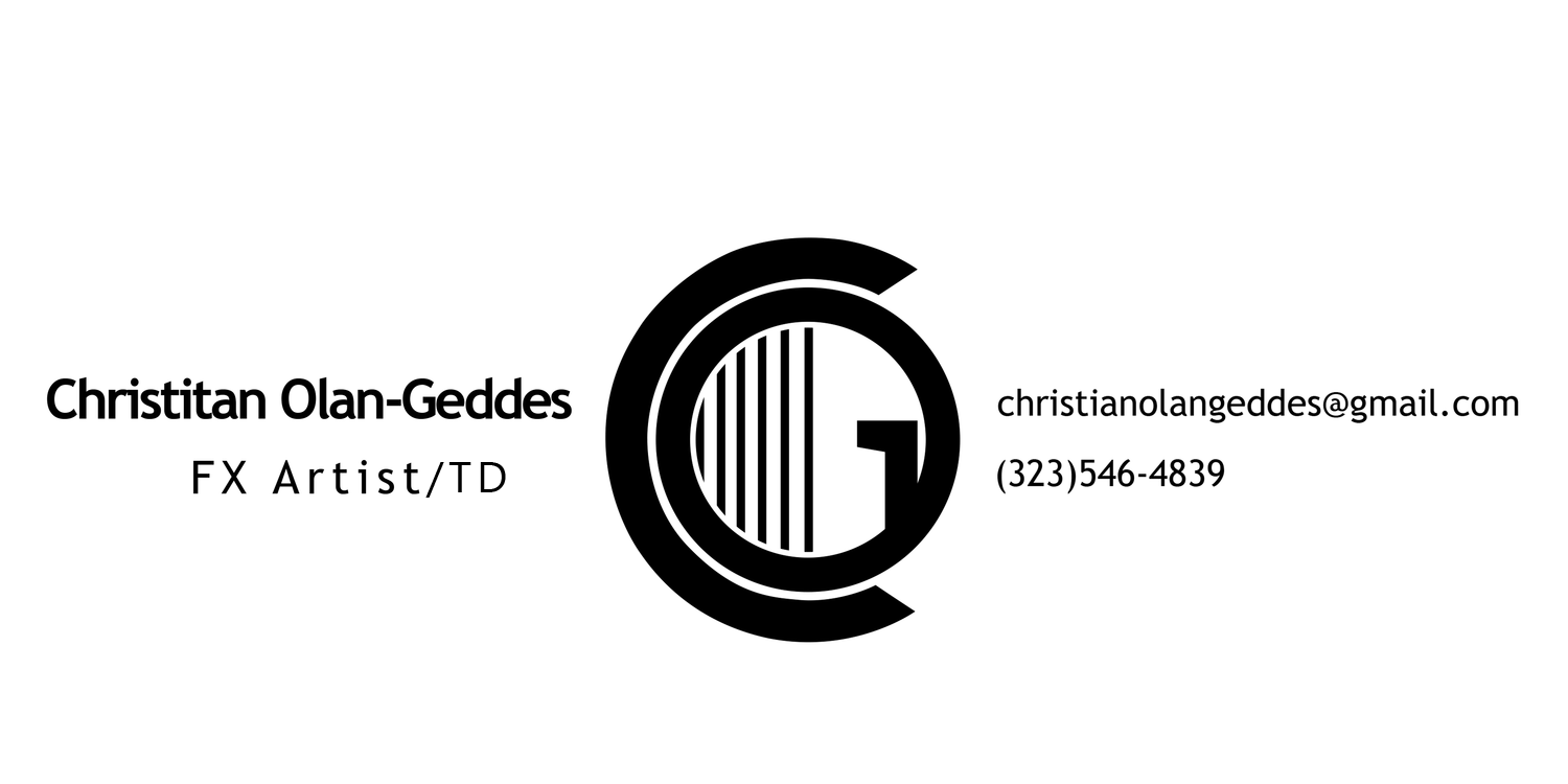 Christian Olan-Geddes FX Artist/TD