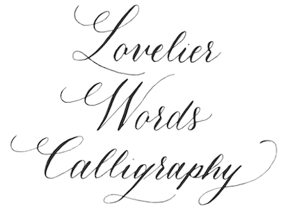 Lovelier Words Calligraphy