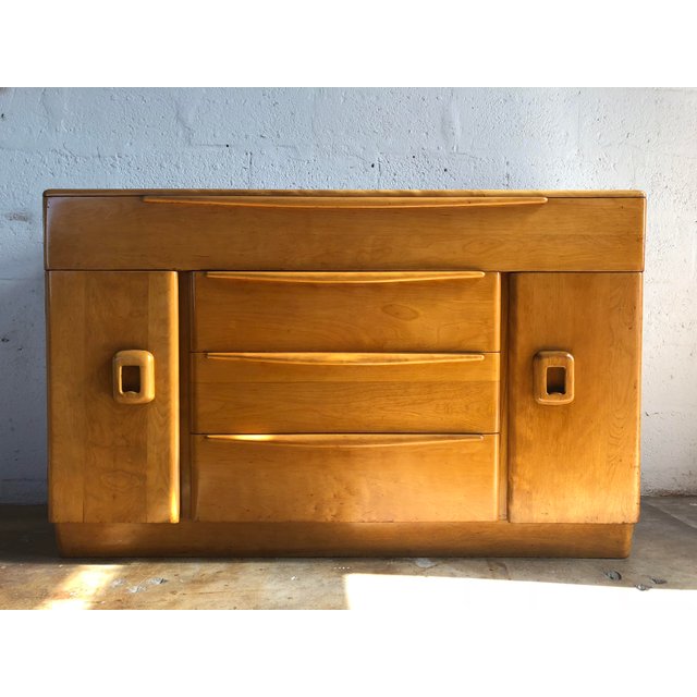 Mid Century Modern Heywood Wakefield Champagne Credenza Buffet