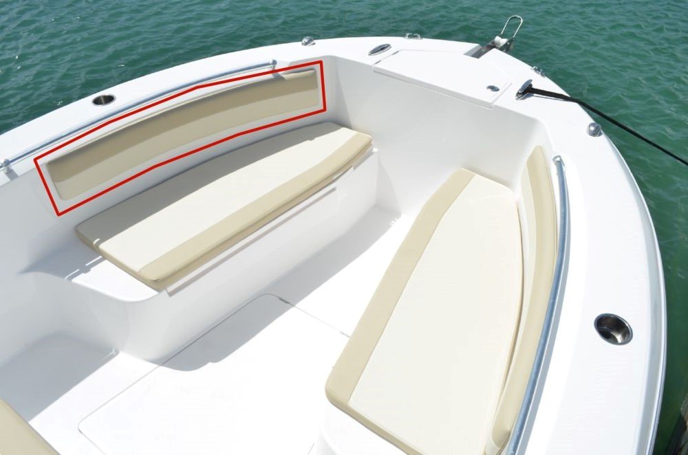 240 RX Bow Cushion Backrest — Release Boats