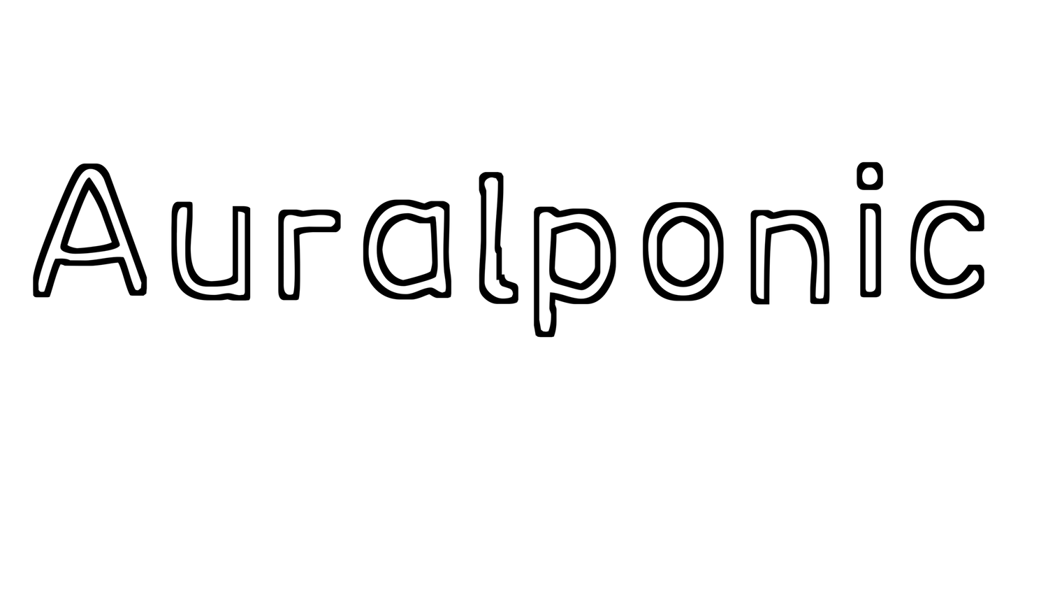 Auralponic