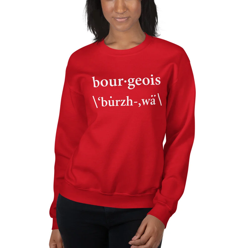 Bourgeois Unisex Sweatshirt — Street Light Boutique