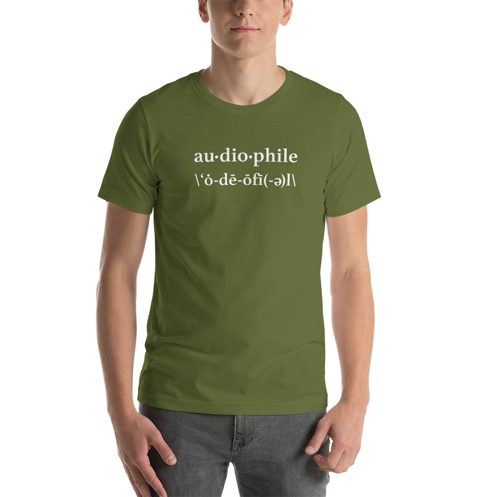 Audiophile Short-Sleeve Unisex T-Shirt White — Street Light Boutique