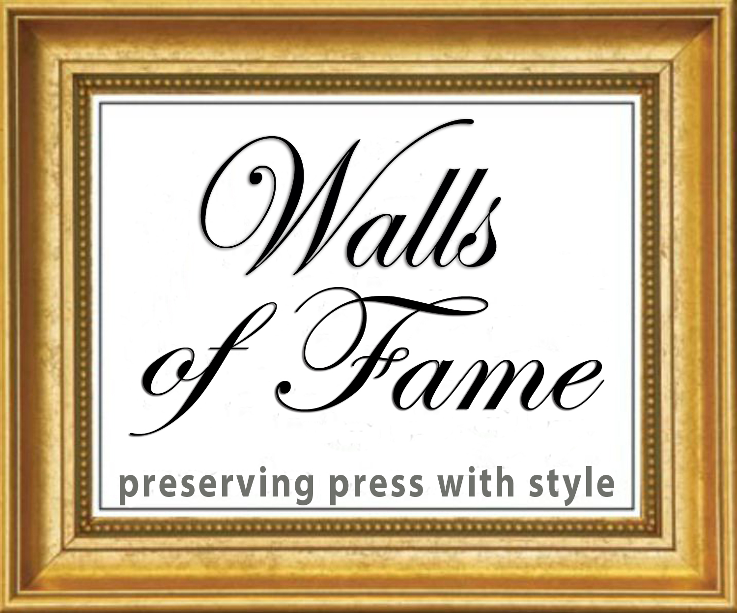 Walls of Fame: Custom Plaque Awards