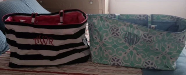 teal beach bag